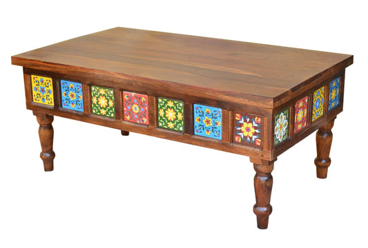 Storage Centre Table - Sheesham Wood