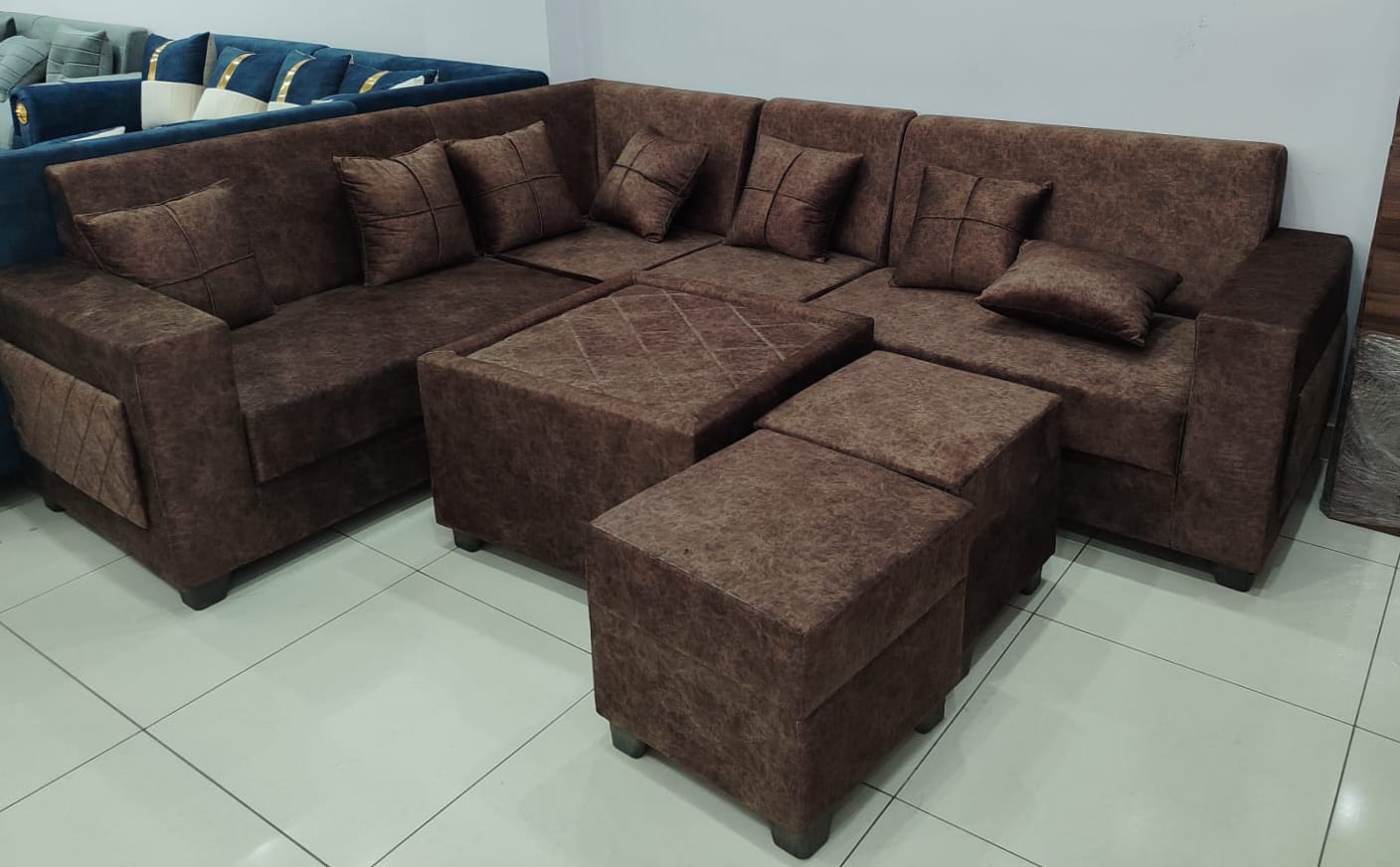 7 Seater L-Shape Sofa