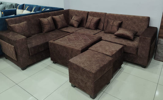 7 Seater L-Shape Sofa